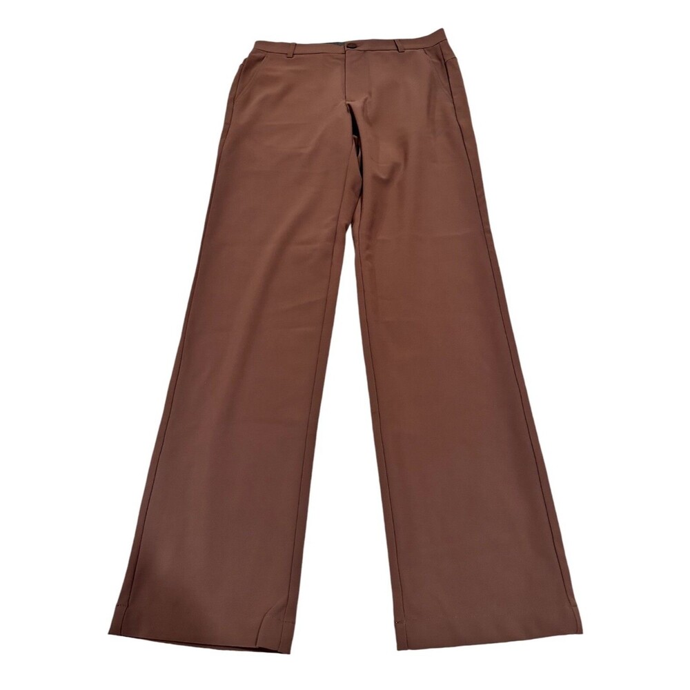 NEW Brady Brand Mens echtrack Pants Pin Tuck Pants Wool Lined French Roast Sz 29